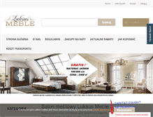 Tablet Screenshot of luksusmeble.com
